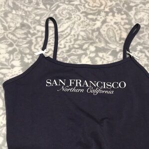 Wild Fable San Francisco Northern California Navy Women's Top